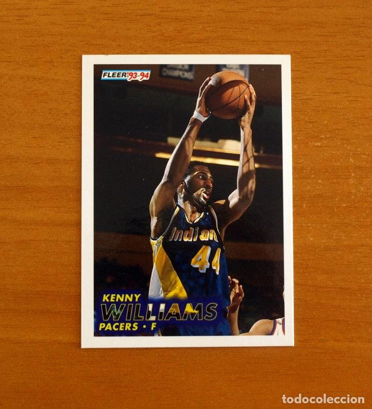 Coleccionismo deportivo: Pacers-F - N&ordm; 303 Kenny Williams - NBA-B&aacute;sket-Baloncesto - Card Fleer 93-94-1993-1994