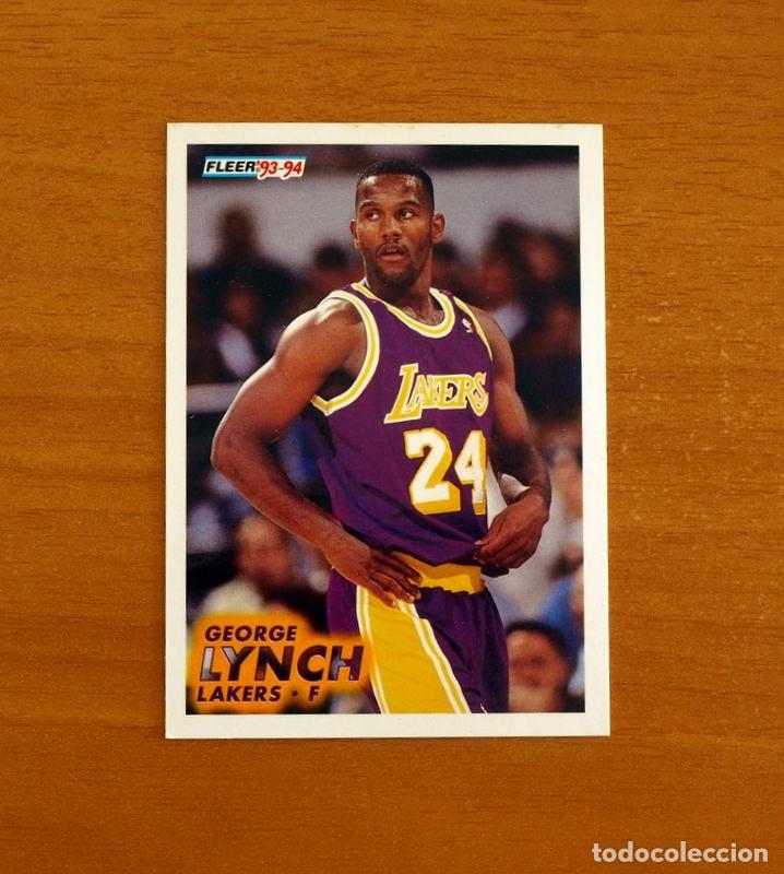 Coleccionismo deportivo: Lakers-F - N&ordm; 314 George Lynch - NBA-B&aacute;sket-Baloncesto - Card Fleer 93-94-1993-1994