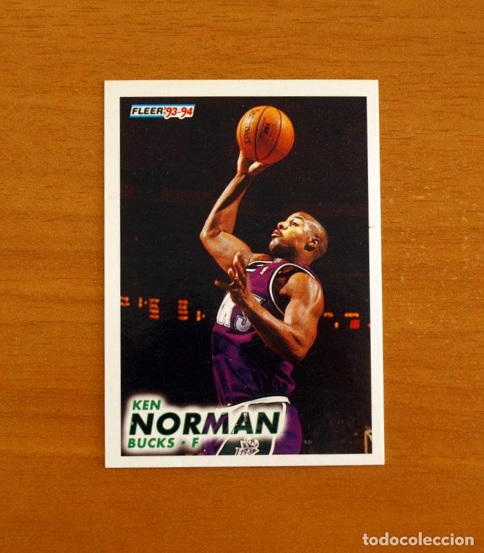 Coleccionismo deportivo: Bucks-F - N&ordm; 322 Ken Norman - NBA-B&aacute;sket-Baloncesto - Card Fleer 93-94-1993-1994