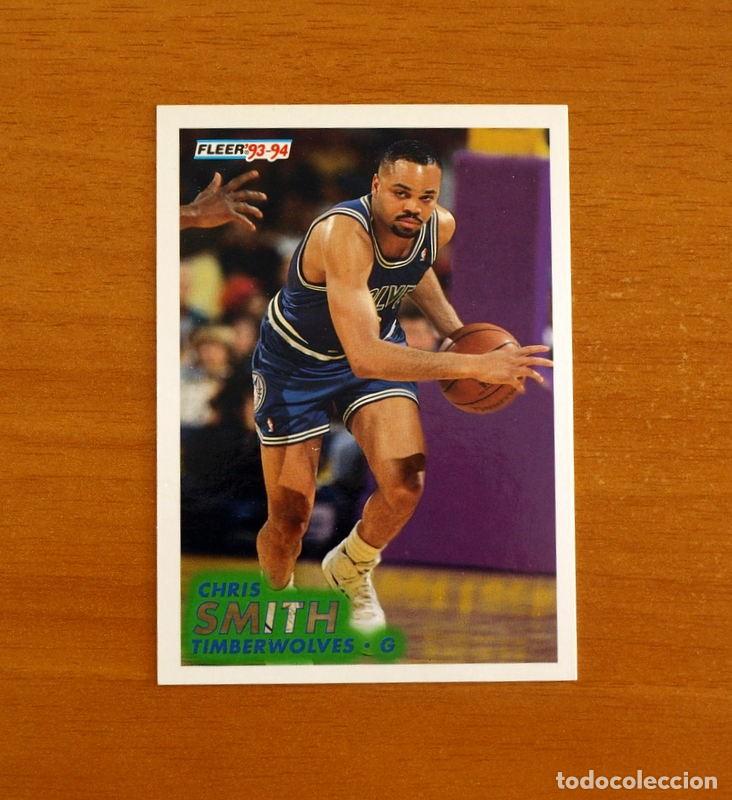 Coleccionismo deportivo: Timberwolves-G - N&ordm; 330 Chris Smith - NBA-B&aacute;sket-Baloncesto - Card Fleer 93-94-1993-1994