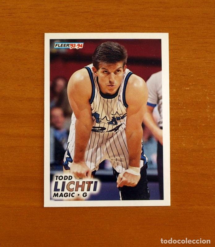 Coleccionismo deportivo: Magic-G - N&ordm; 346 Todd Lichti - NBA-B&aacute;sket-Baloncesto - Card Fleer 93-94-1993-1994