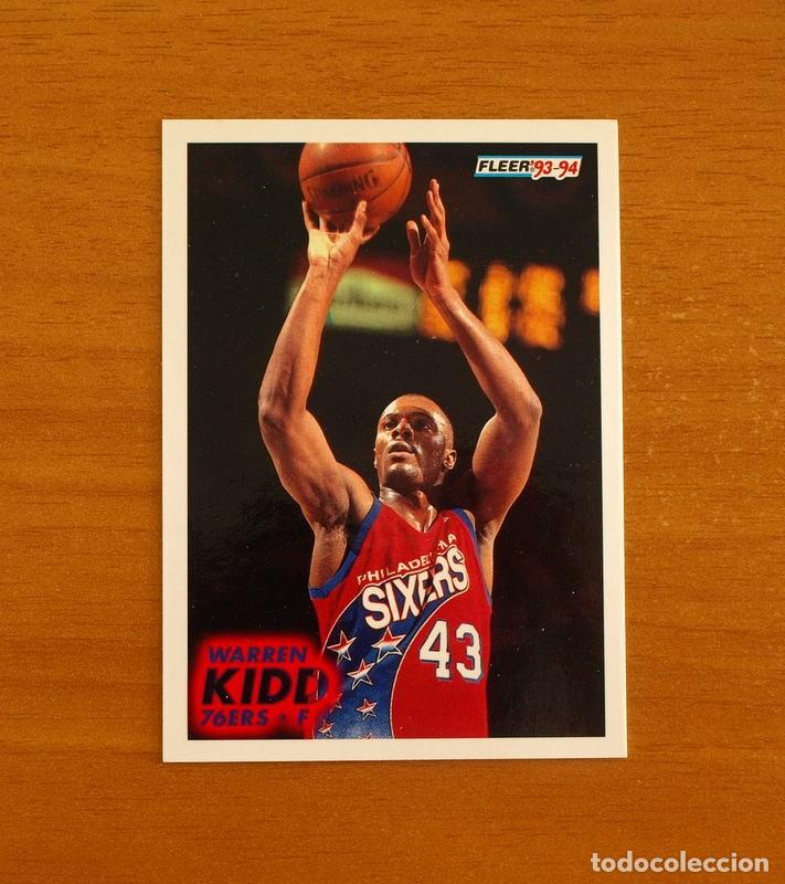 Coleccionismo deportivo: 76ERS-F - N&ordm; 352 Warren Kidd - NBA-B&aacute;sket-Baloncesto - Card Fleer 93-94-1993-1994