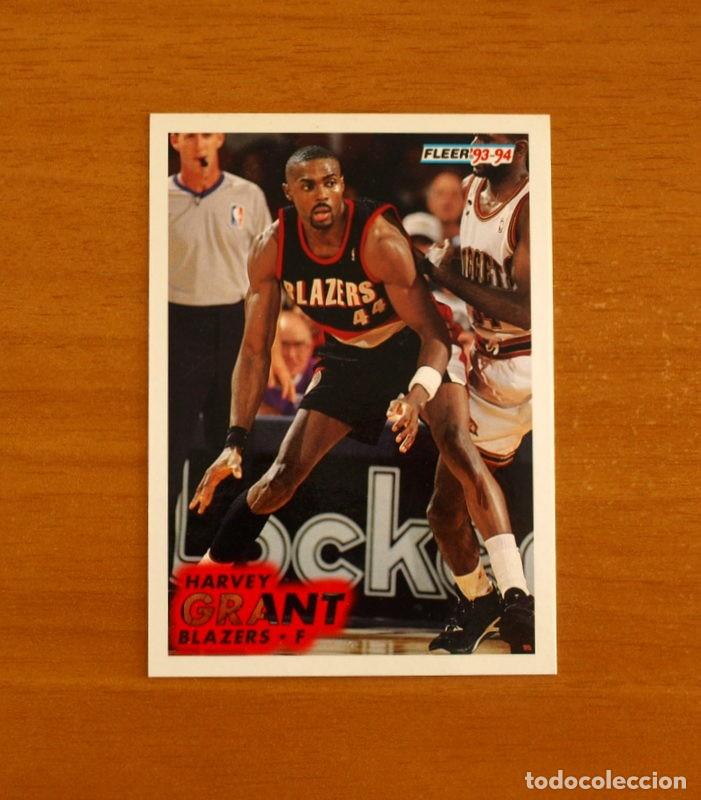 Coleccionismo deportivo: Blazers-F - N&ordm; 363 Harvey Grant - NBA-B&aacute;sket-Baloncesto - Card Fleer 93-94-1993-1994