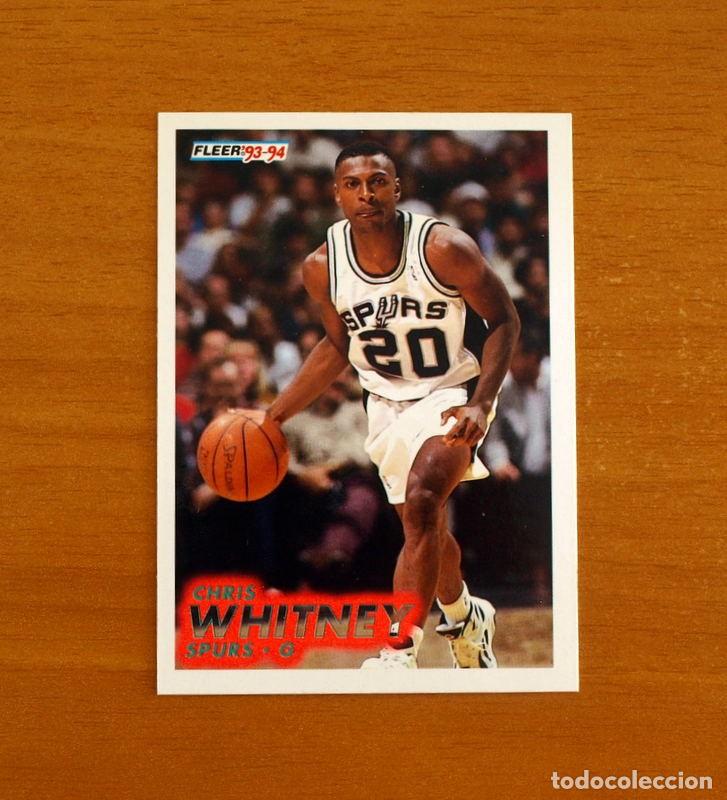 Coleccionismo deportivo: Spurs-G - N&ordm; 379 Chris Whitney - NBA-B&aacute;sket-Baloncesto - Card Fleer 93-94-1993-1994