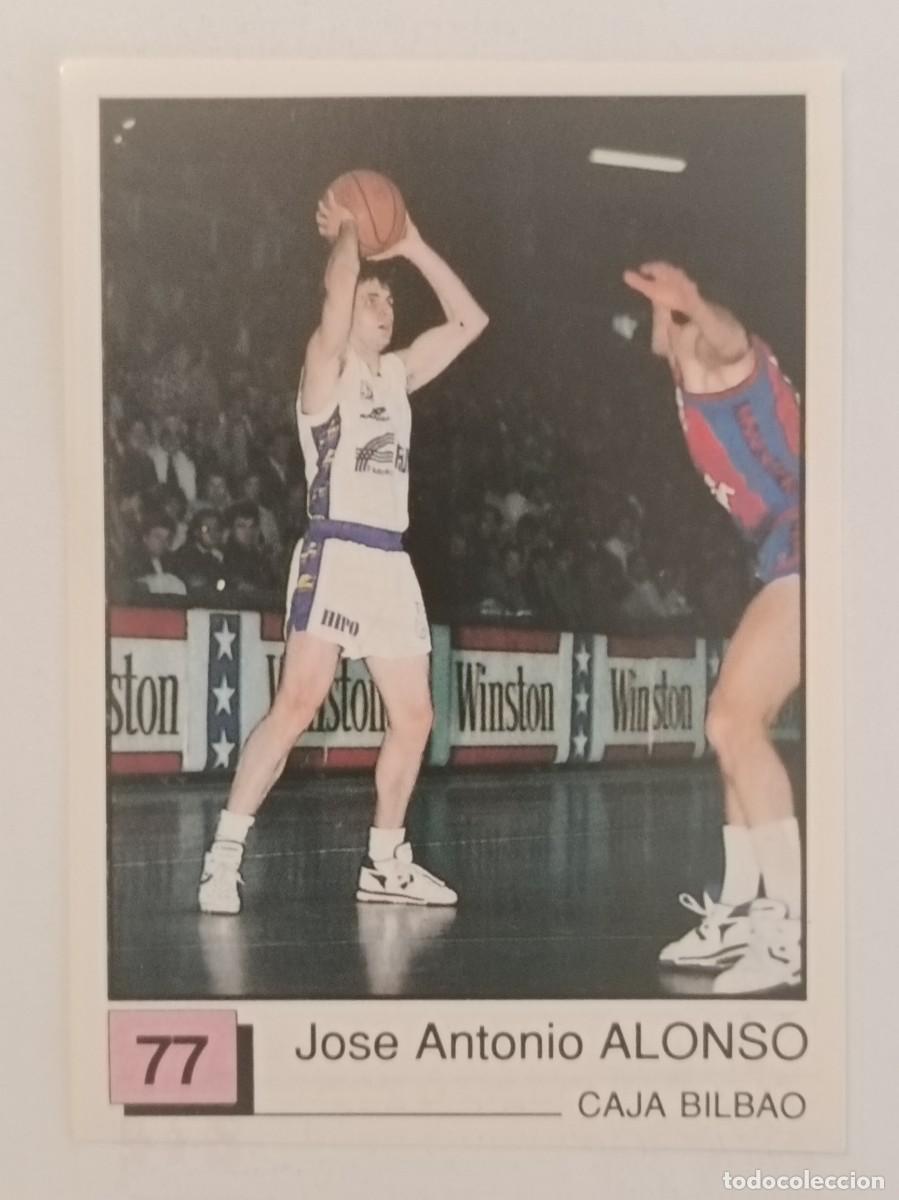 Coleccionismo deportivo: #77 ALONSO (CAJA BILBAO) BASKET 91 LIGA ACB PANINI