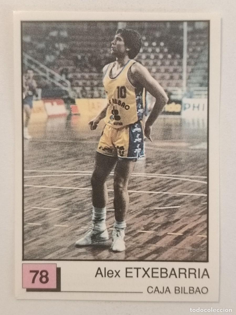 Coleccionismo deportivo: #78 ETXEBARRIA (CAJA BILBAO) BASKET 91 LIGA ACB PANINI