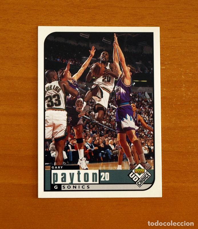 Coleccionismo deportivo: SuperSonics - N&ordm; 135 Gary Payton -NBA-B&aacute;sket-Baloncesto -Card Upper DECK 98-99-1998-1999