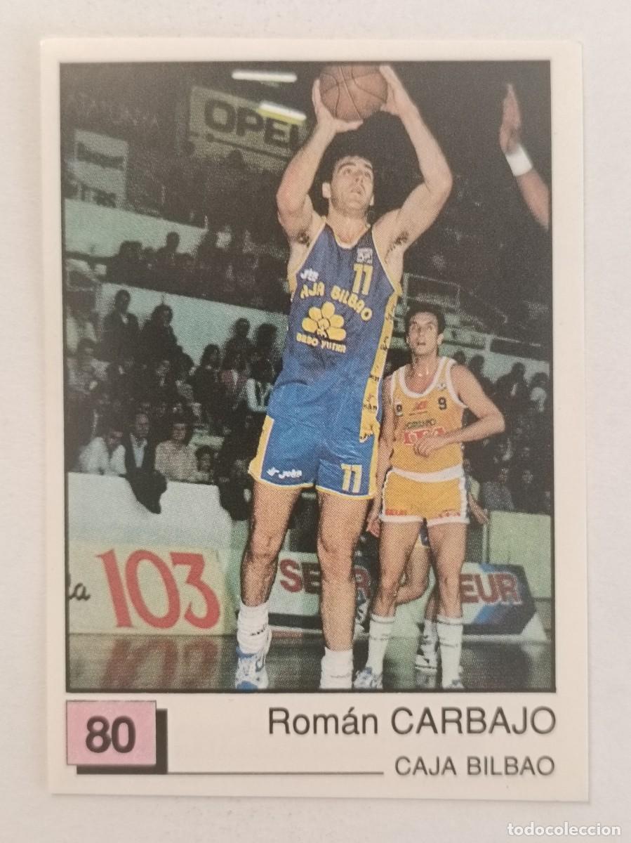 Coleccionismo deportivo: #80 CARBAJO (CAJA BILBAO) BASKET 91 LIGA ACB PANINI