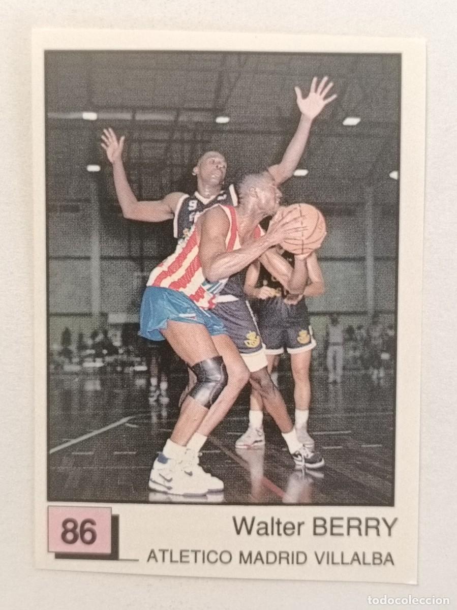 Coleccionismo deportivo: #86 BERRY (ATLETICO MADRID VILLALBA) BASKET 91 LIGA ACB PANINI