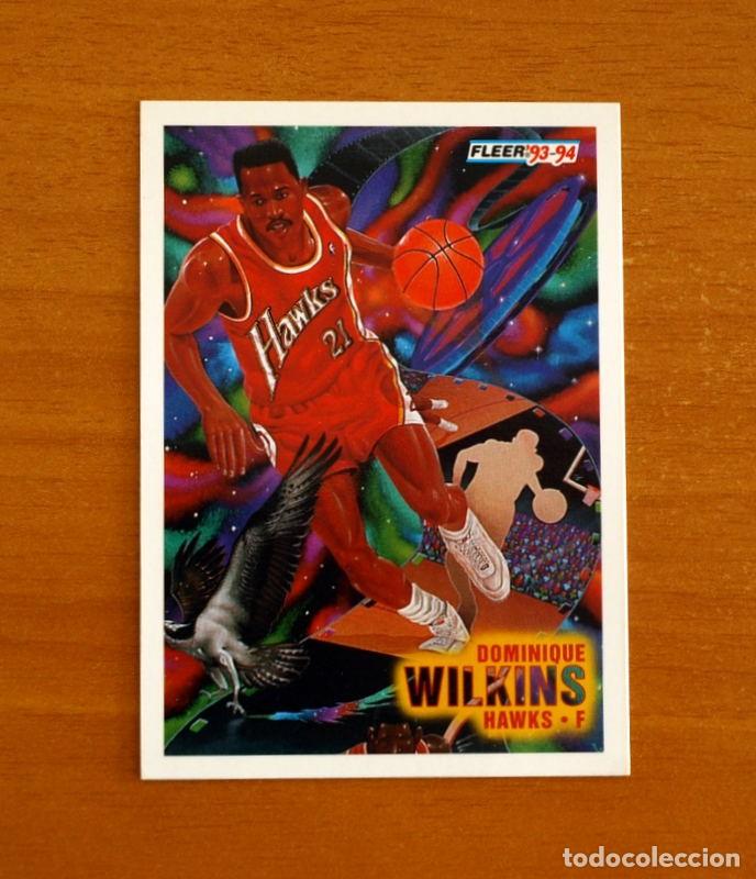 Coleccionismo deportivo: Atlanta Hawks - N&ordm; 237 Dominique Wilkins - NBA-B&aacute;sket-Baloncesto - Card Fleer 93-94-1993-1994
