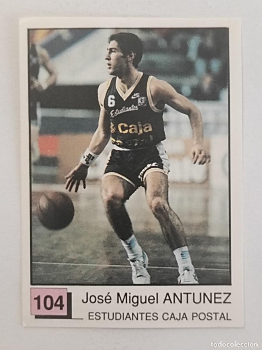 Coleccionismo deportivo: #104 ANTUNEZ (ESTUDIANTES CAJA POSTAL) BASKET 91 LIGA ACB PANINI