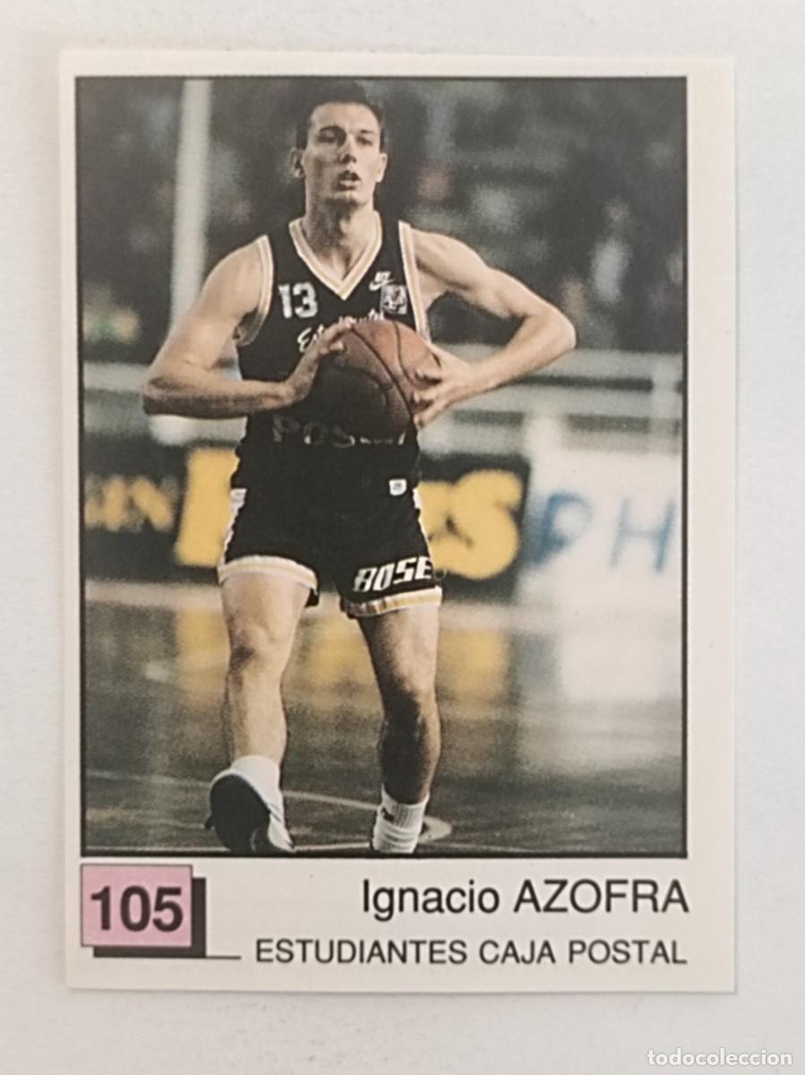Coleccionismo deportivo: #105 AZOFRA (ESTUDIANTES CAJA POSTAL) BASKET 91 LIGA ACB PANINI