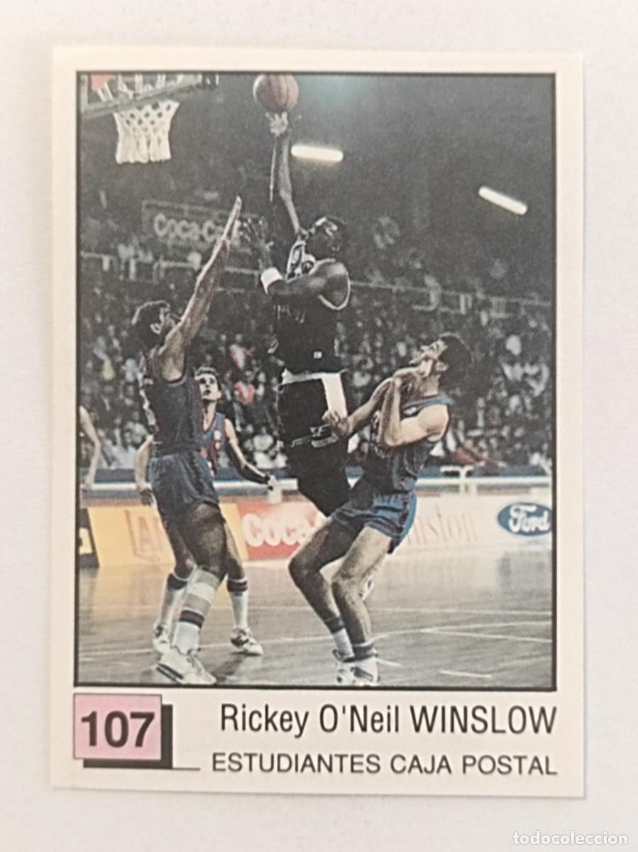 Coleccionismo deportivo: #107 WINSLOW (ESTUDIANTES CAJA POSTAL) BASKET 91 LIGA ACB PANINI