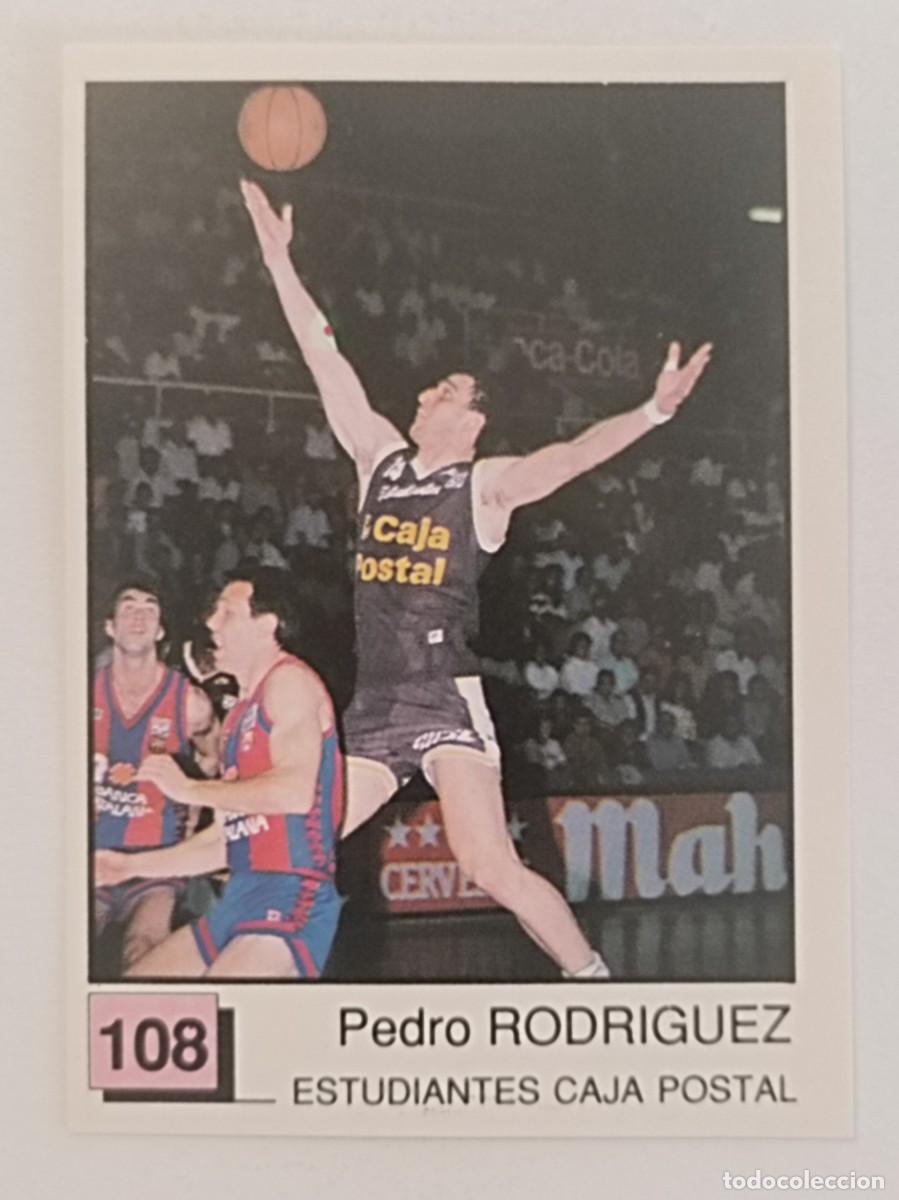 Coleccionismo deportivo: #108 RODRIGUEZ (ESTUDIANTES CAJA POSTAL) BASKET 91 LIGA ACB PANINI