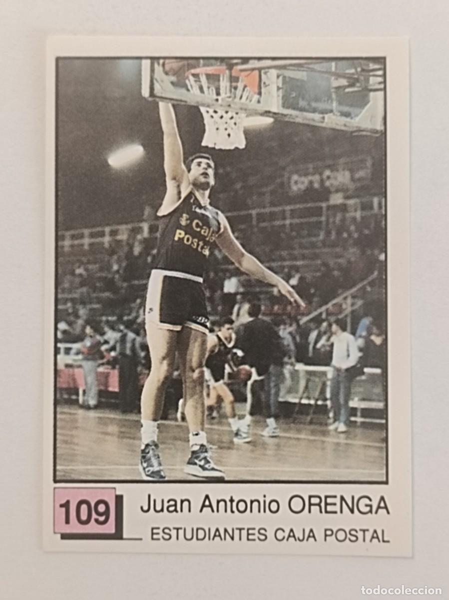 Coleccionismo deportivo: #109 ORENGA (ESTUDIANTES CAJA POSTAL) BASKET 91 LIGA ACB PANINI