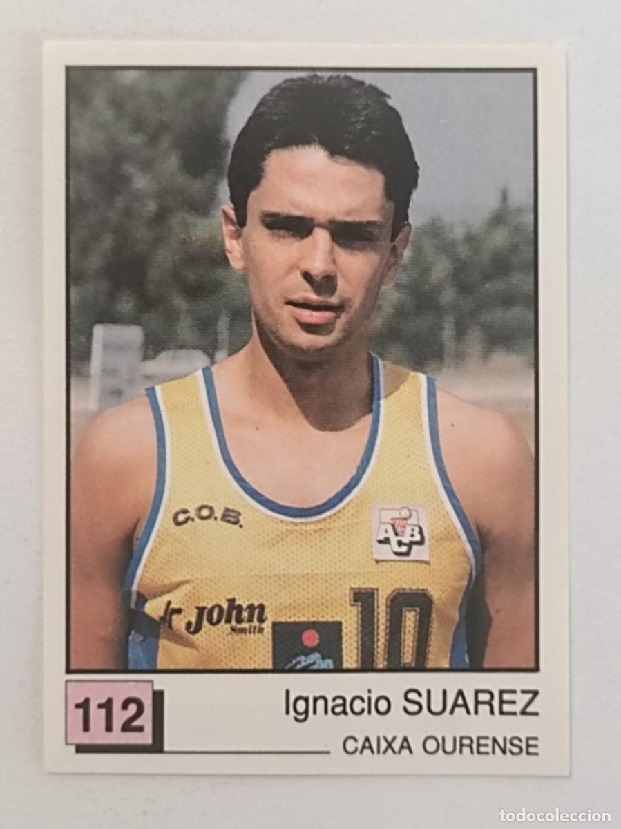Sports collectibles: #112 SUAREZ (CAIXA OURENSE) BASKET 91 LIGA ACB PANINI