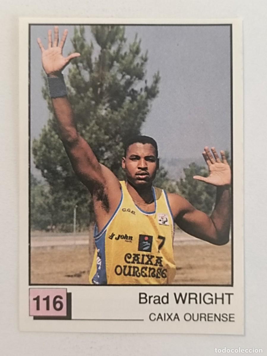 Coleccionismo deportivo: #116 WRIGHT (CAIXA OURENSE) BASKET 91 LIGA ACB PANINI