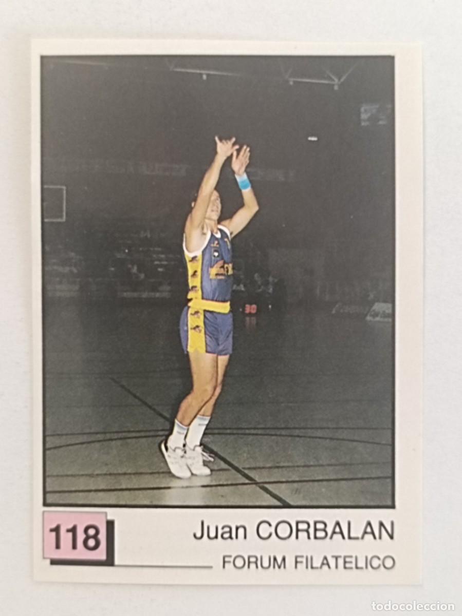 Coleccionismo deportivo: #118 CORBALAN (FORUM FILATELICO) BASKET 91 LIGA ACB PANINI