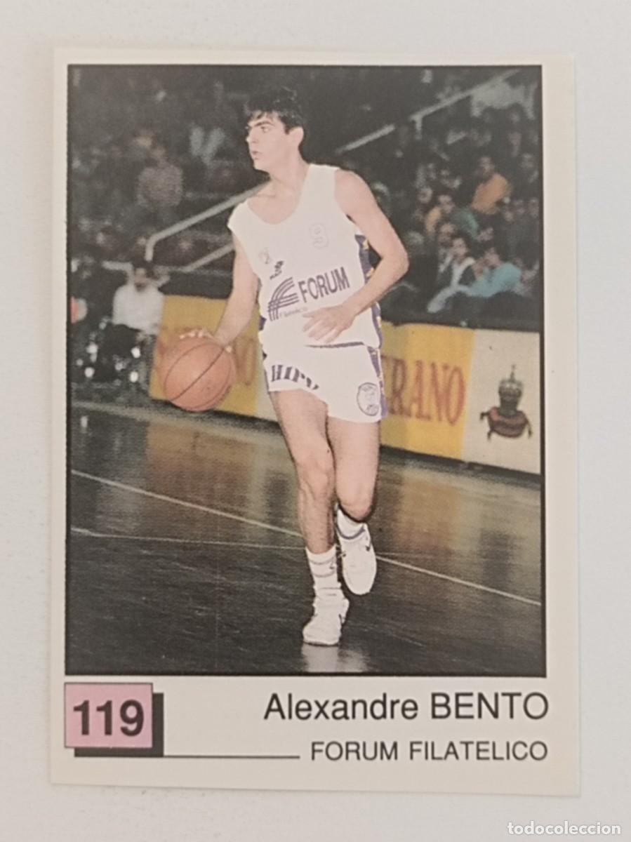 Coleccionismo deportivo: #119 BENTO (FORUM FILATELICO) BASKET 91 LIGA ACB PANINI
