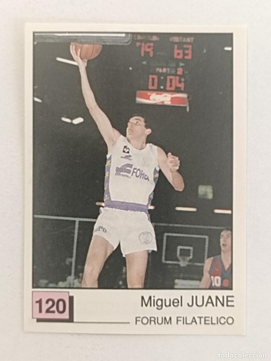 Coleccionismo deportivo: #120 JUANE (FORUM FILATELICO) BASKET 91 LIGA ACB PANINI