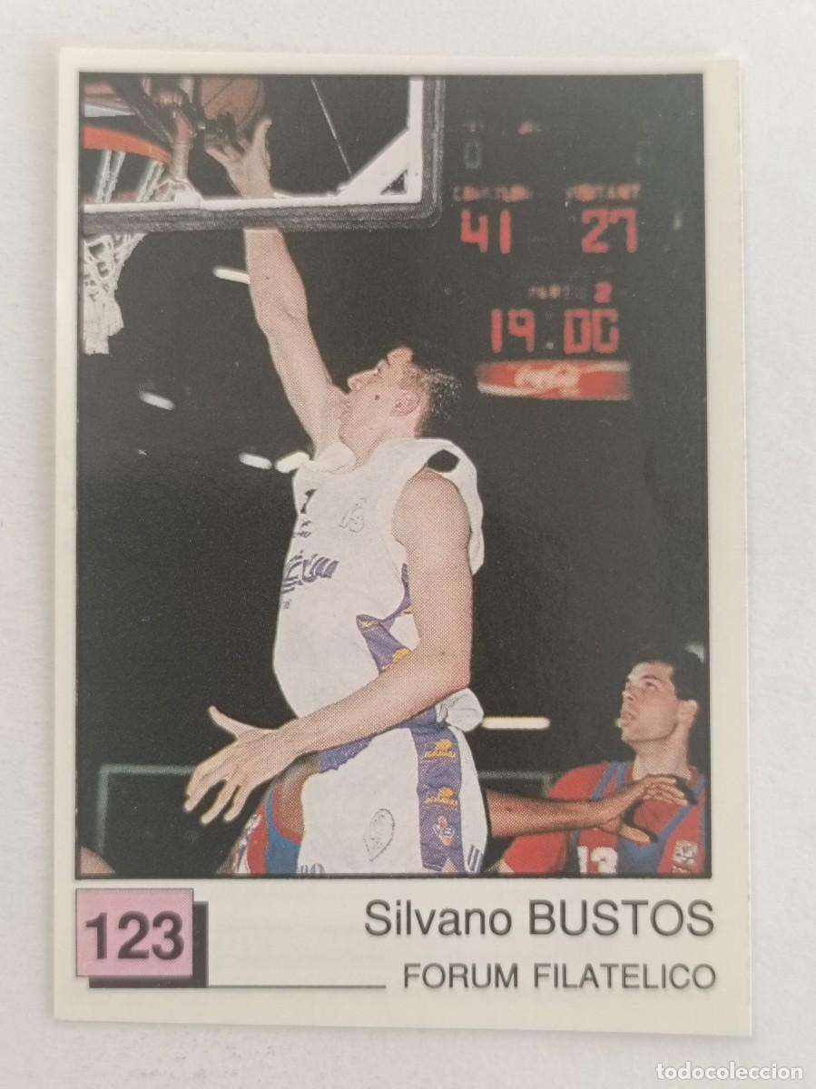 Coleccionismo deportivo: #123 BUSTOS (FORUM FILATELICO) BASKET 91 LIGA ACB PANINI