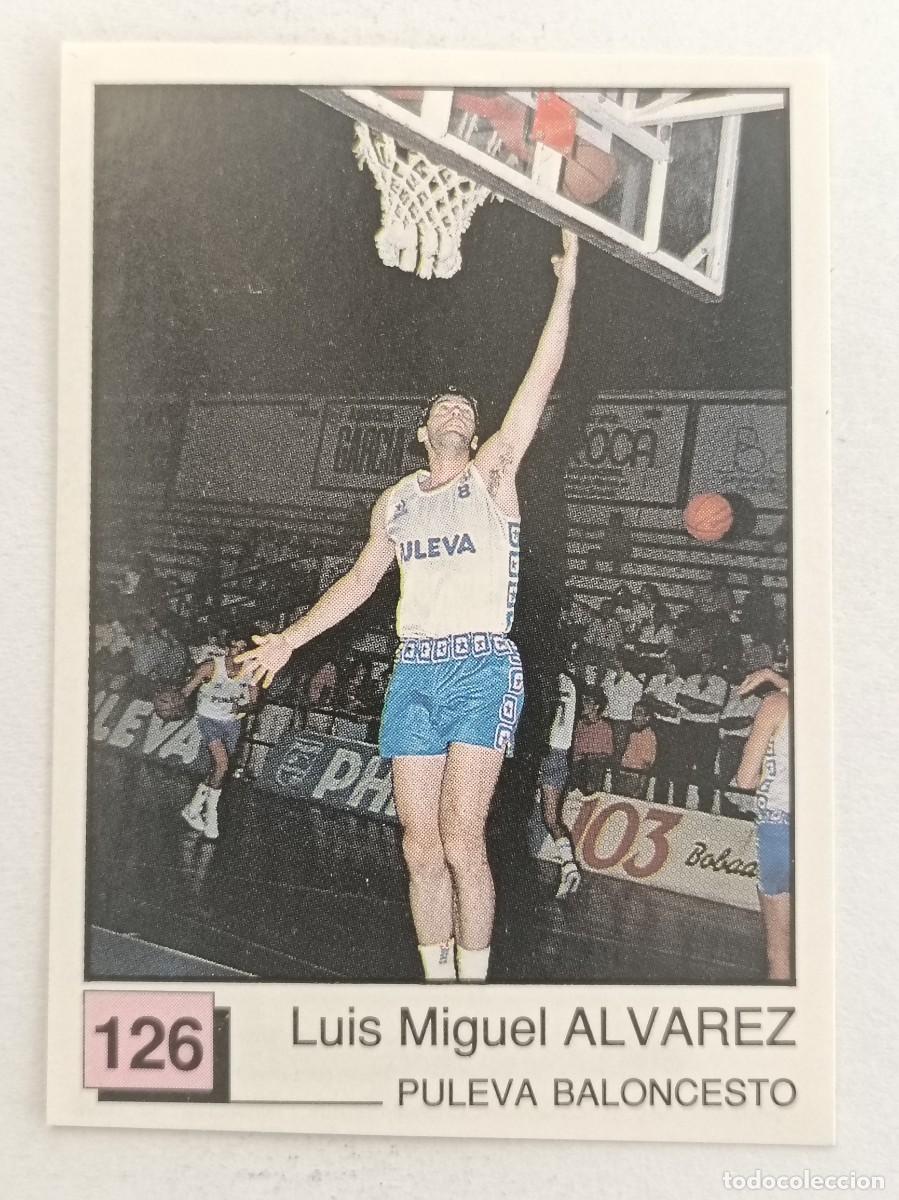 Sammelleidenschaft Sport: #126 LUIS ALVAREZ (PULEVA BALONCESTO) BASKET 91 LIGA ACB PANINI