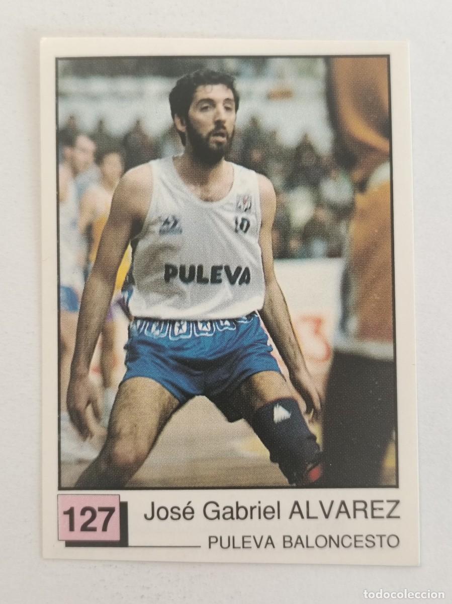 Sammelleidenschaft Sport: #127 JOSE ALVAREZ (PULEVA BALONCESTO) BASKET 91 LIGA ACB PANINI