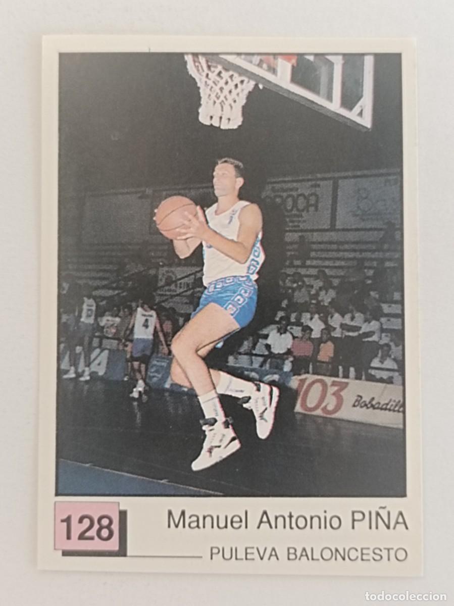 Sammelleidenschaft Sport: #128 PI&Ntilde;A (PULEVA BALONCESTO) BASKET 91 LIGA ACB PANINI