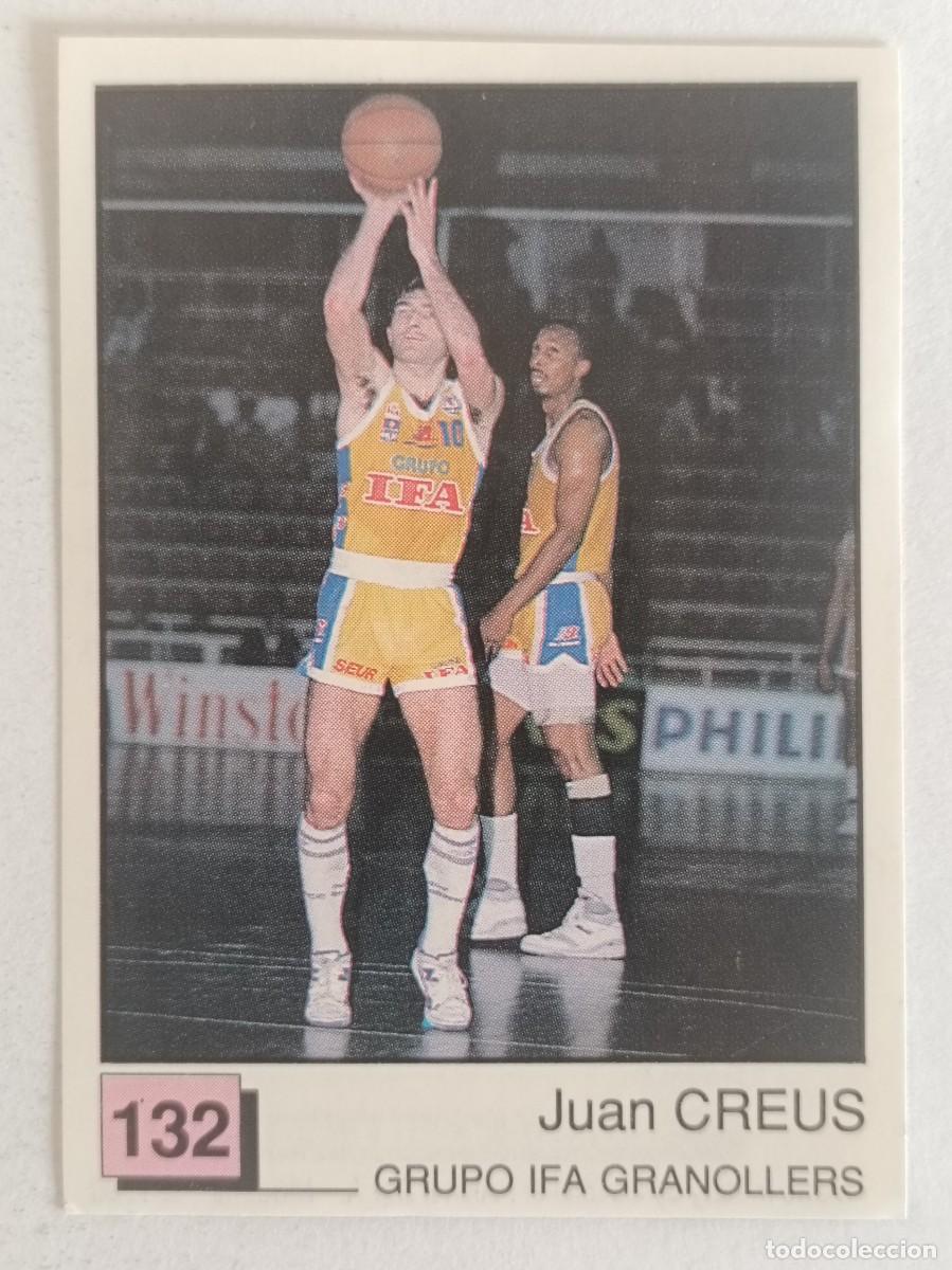 Coleccionismo deportivo: #132 CREUS (GRUPO IFA GRANOLLERS) BASKET 91 LIGA ACB PANINI