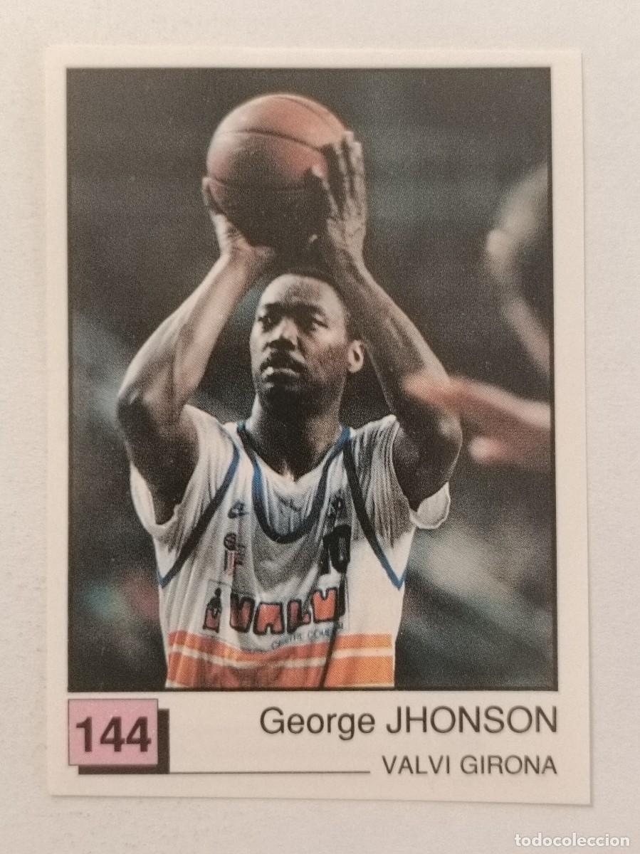 Coleccionismo deportivo: #144 JOHNSON (VALVI GIRONA) BASKET 91 LIGA ACB PANINI
