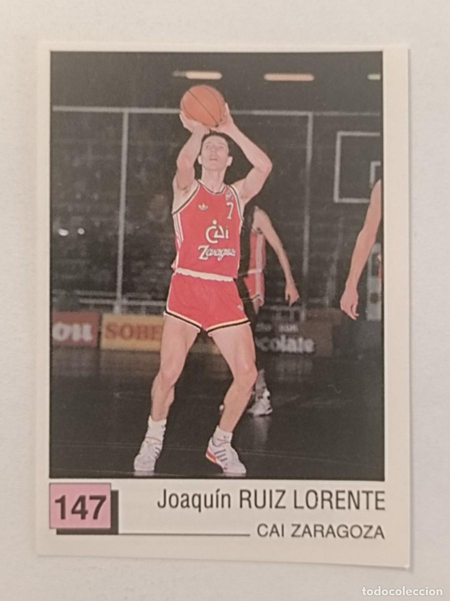 Coleccionismo deportivo: #147 RUIZ LORENTE (CAI ZARAGOZA) BASKET 91 LIGA ACB PANINI