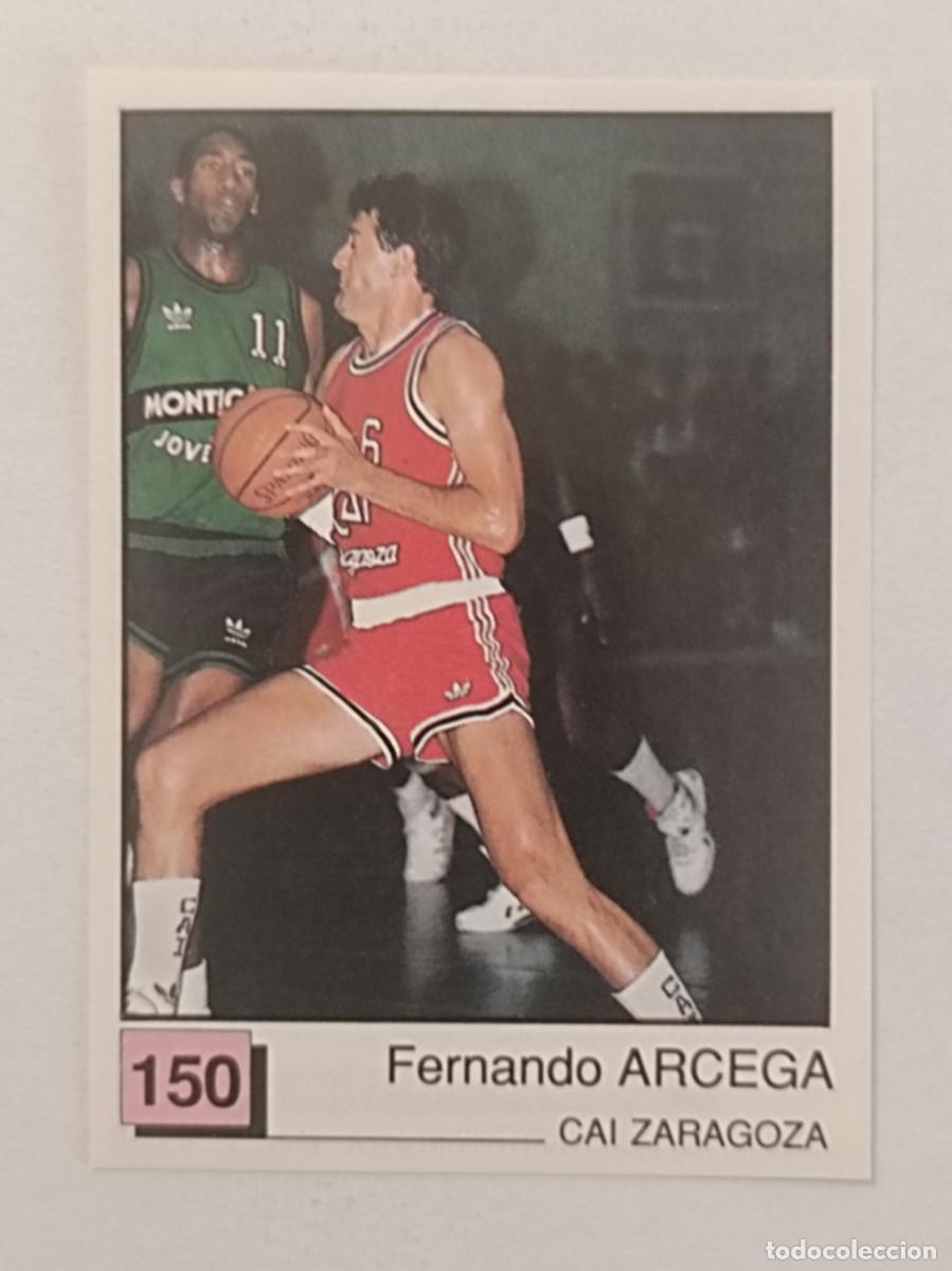 Coleccionismo deportivo: #150 FERNANDO ARCEGA (CAI ZARAGOZA) BASKET 91 LIGA ACB PANINI