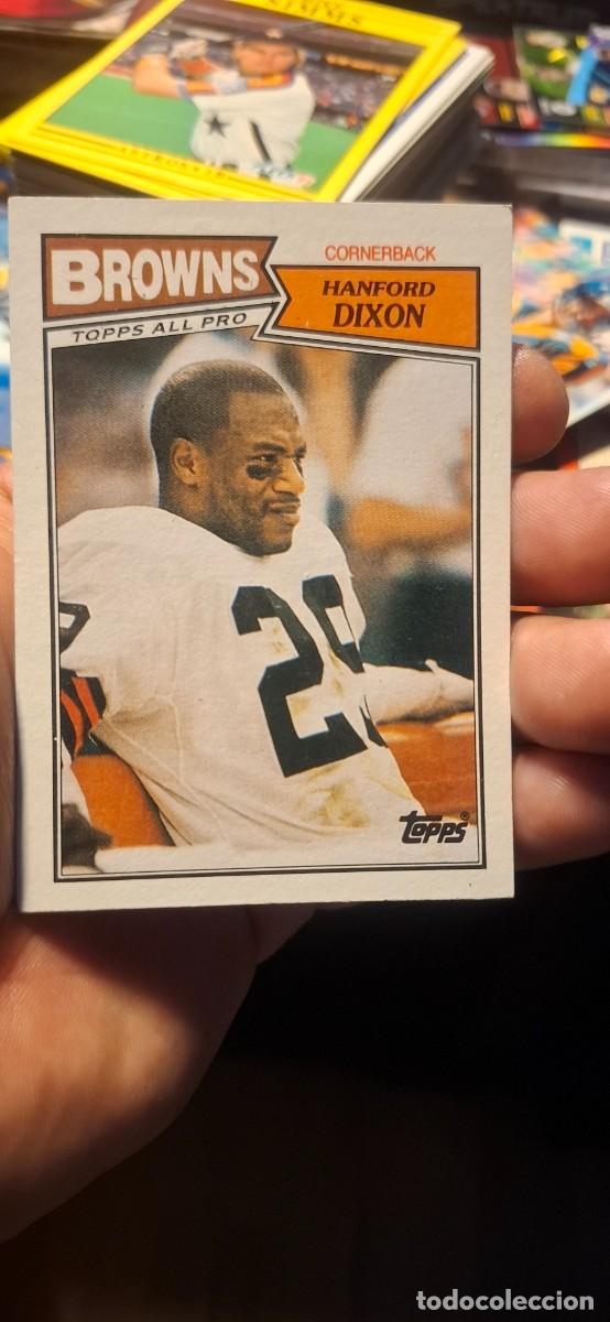 Coleccionismo deportivo: Cromo NFL Football 1987 Topps #93 - Hanford Dixon (Cleveland Browns) All Pro
