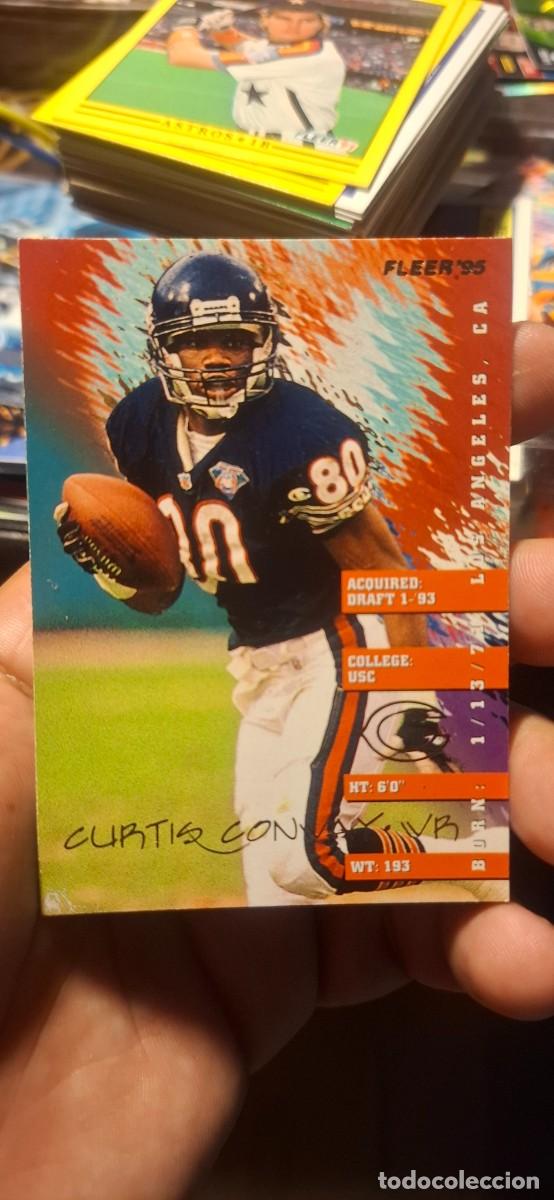 Coleccionismo deportivo: Cromo NFL Football 1995 Fleer #53 - Curtis Conway (Chicago Bears)