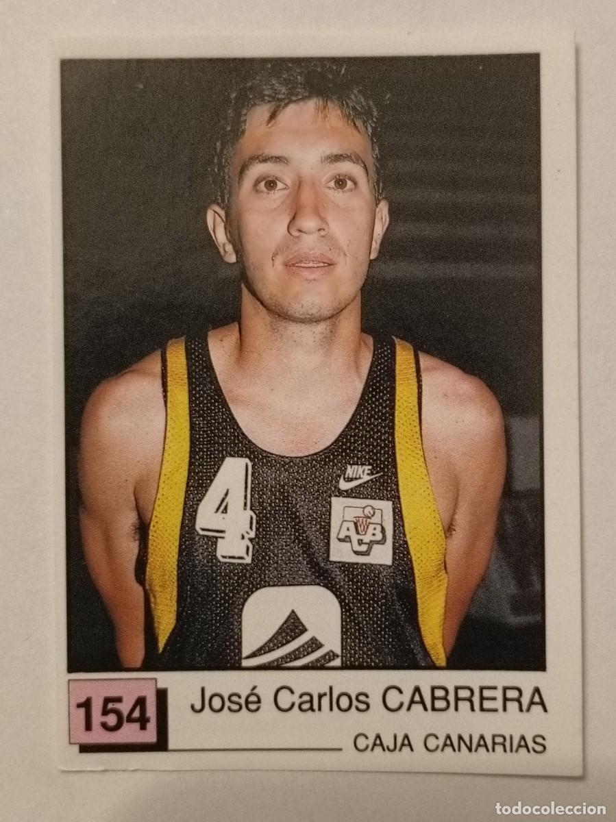 Coleccionismo deportivo: #154 CABRERA (CAJA CANARIAS) BASKET 91 LIGA ACB PANINI