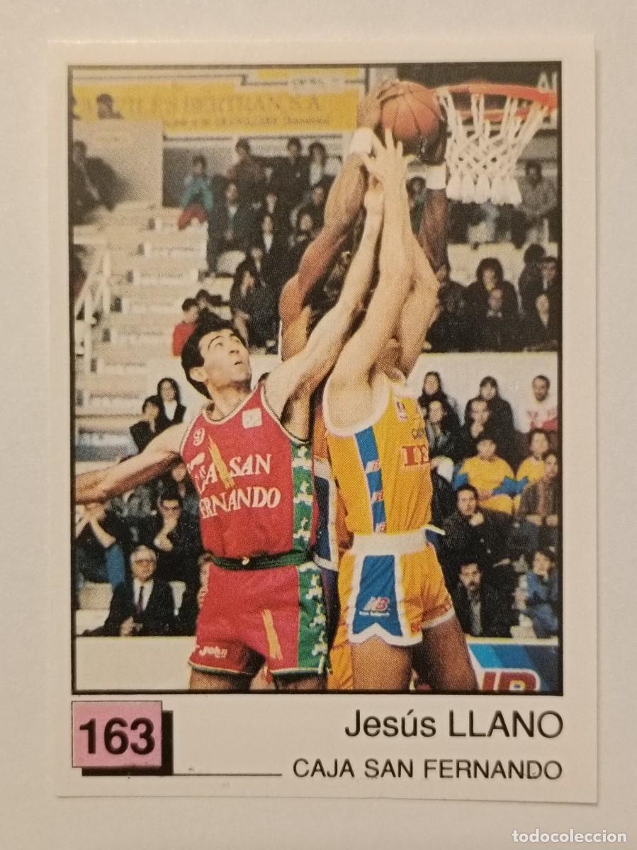 Coleccionismo deportivo: #163 LLANO (CAJA SAN FERNANDO) BASKET 91 LIGA ACB PANINI