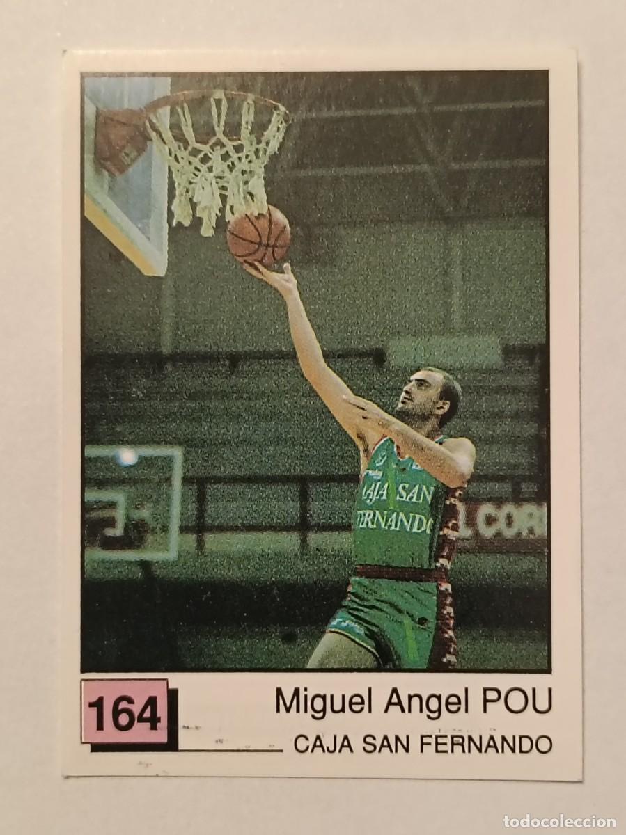 Coleccionismo deportivo: #164 POU (CAJA SAN FERNANDO) BASKET 91 LIGA ACB PANINI