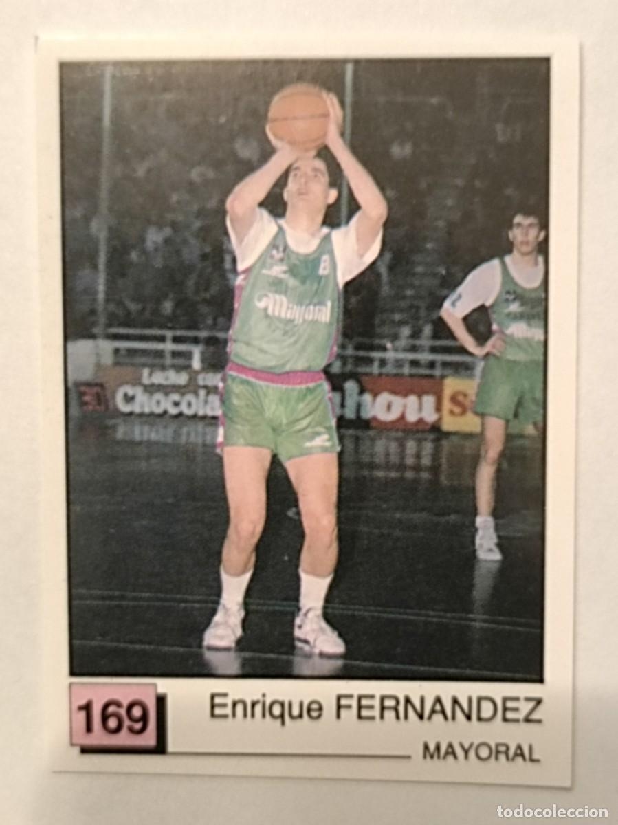 Coleccionismo deportivo: #169 ENRIQUE FERNANDEZ (MAYORAL MARISTAS) BASKET 91 LIGA ACB PANINI