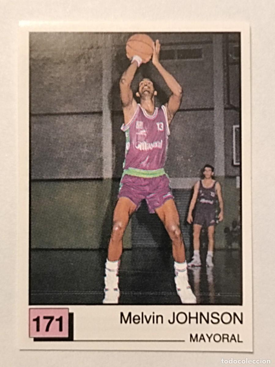 Coleccionismo deportivo: #171 JOHNSON (MAYORAL MARISTAS) BASKET 91 LIGA ACB PANINI