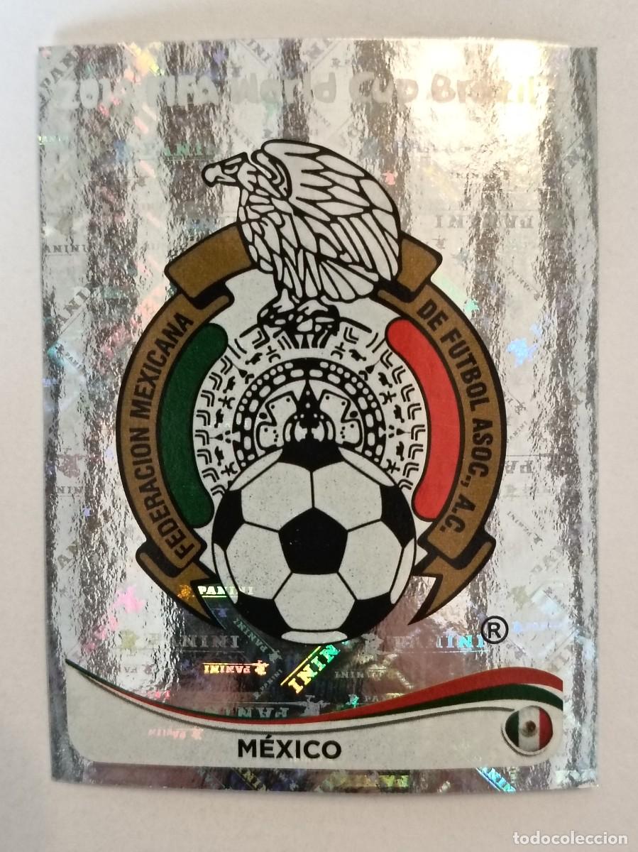 Coleccionismo deportivo: #70 ESCUDO (MEXICO) MUNDIAL BRASIL 2014 PANINI