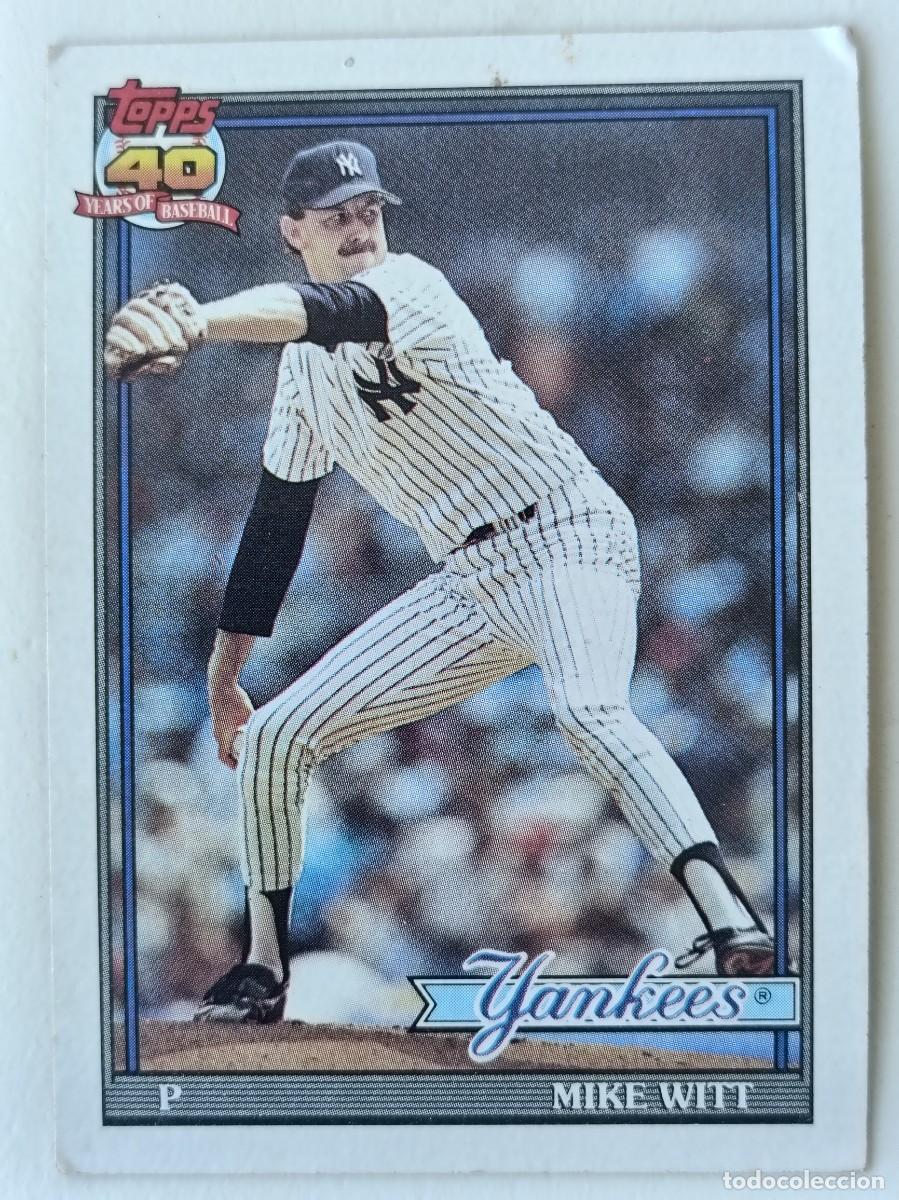 Coleccionismo deportivo: #536 MIKE WITT (NEW YORK YANKEES) BEISBOL MLB 1991 TOPPS