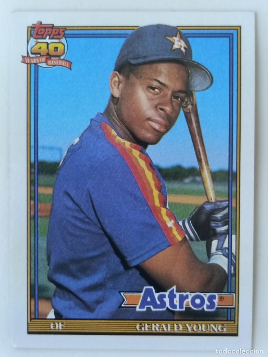 Coleccionismo deportivo: #626 GERALD YOUNG (HOUSTON ASTROS) BEISBOL MLB 1991 TOPPS