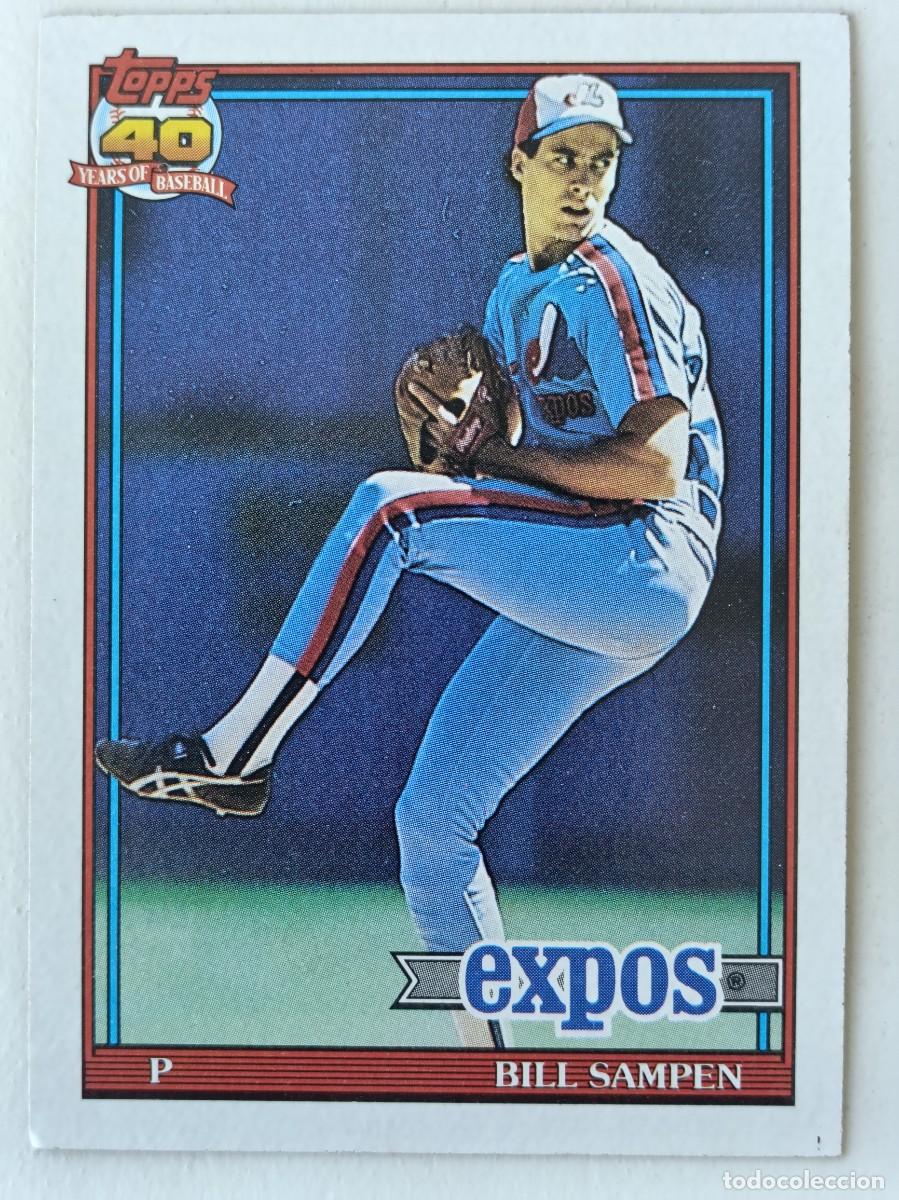 Coleccionismo deportivo: #649 BILL SAMPEN (MONTREAL EXPOS) BEISBOL MLB 1991 TOPPS
