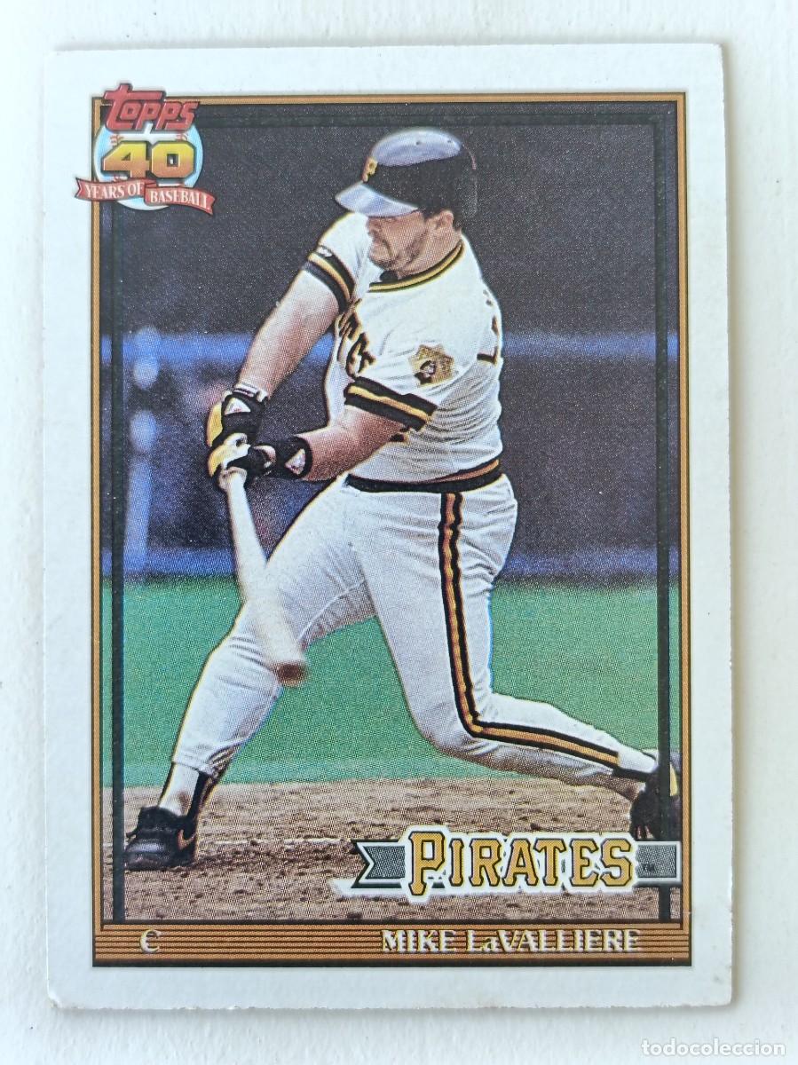 Coleccionismo deportivo: #665 MIKE LAVALLIERE (PITTSBURGH PIRATES) BEISBOL MLB 1991 TOPPS