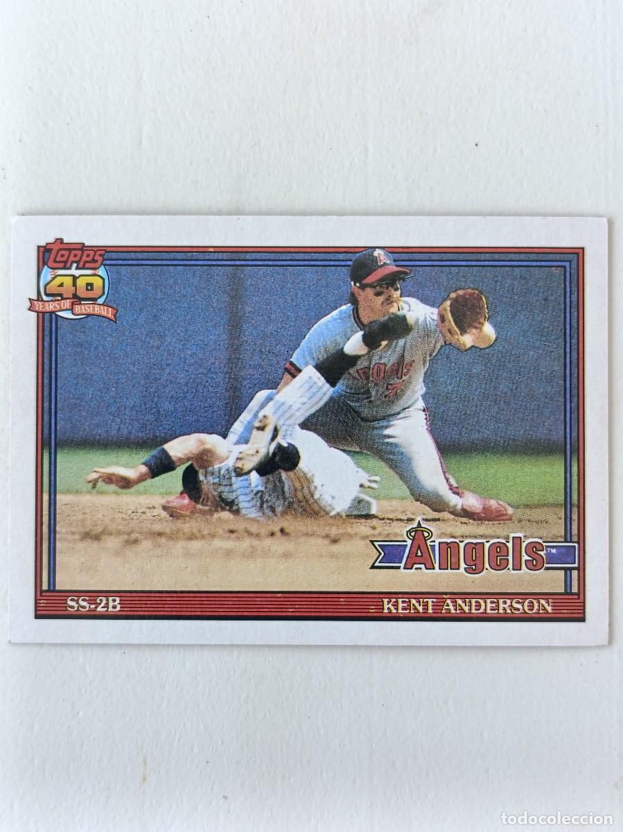Coleccionismo deportivo: #667 KENT ANDERSON (CALIFORNIA ANGELS) BEISBOL MLB 1991 TOPPS