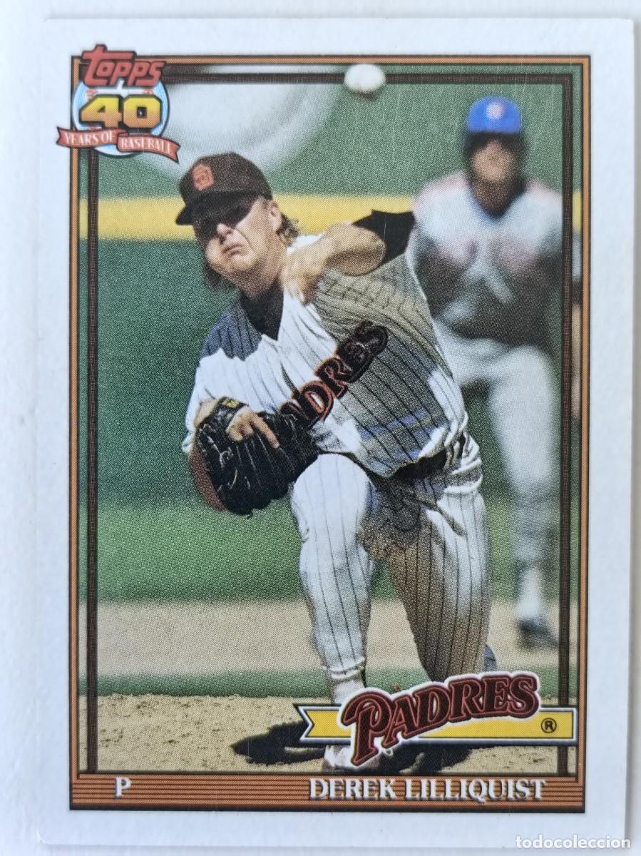 Coleccionismo deportivo: #683 DEREK LILLIQUIST (SAN DIEGO PADRES) BEISBOL MLB 1991 TOPPS
