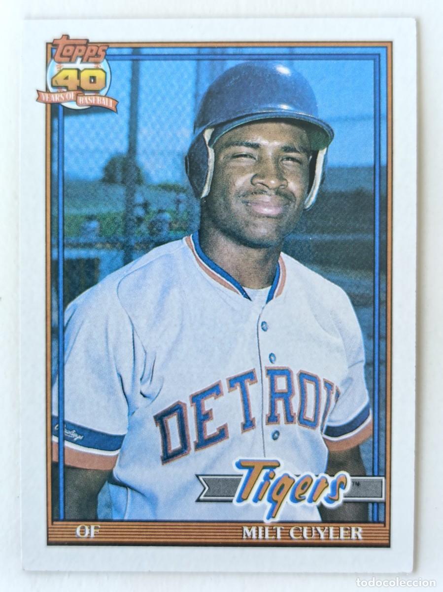 Coleccionismo deportivo: #684 MILT CUYLER (DETROIT TIGERS) BEISBOL MLB 1991 TOPPS