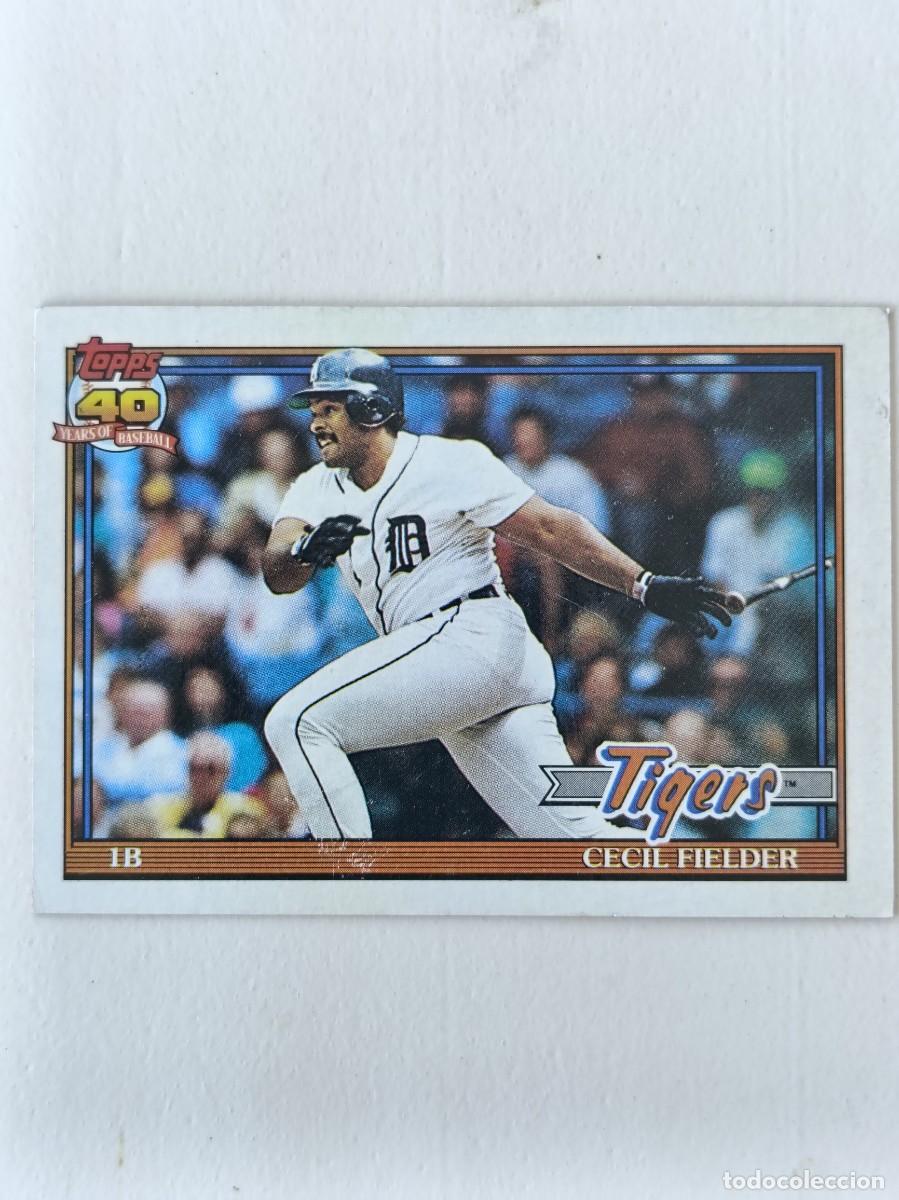 Coleccionismo deportivo: #720 CECIL FIELDER (DETROIT TIGERS) BEISBOL MLB 1991 TOPPS
