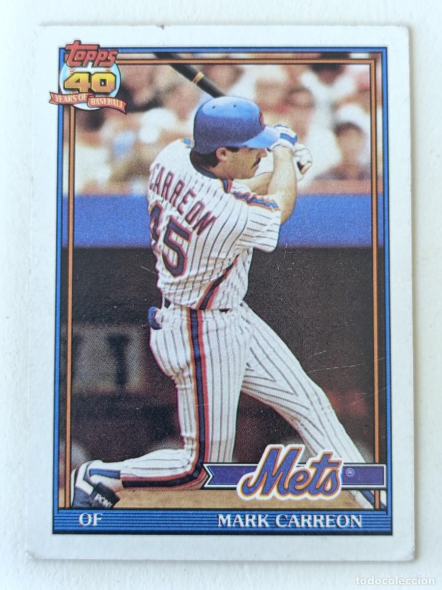 Coleccionismo deportivo: #764 MARK CARREON (NEW YORK METS) BEISBOL MLB 1991 TOPPS