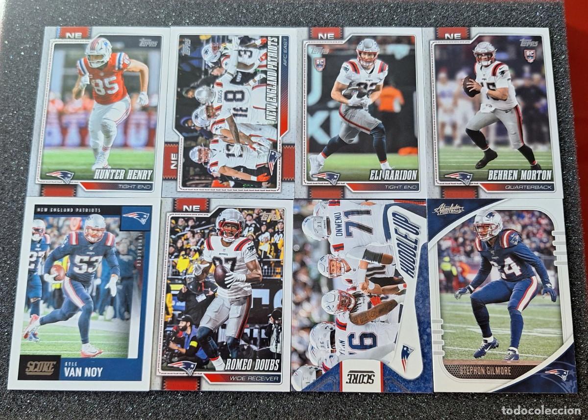Coleccionismo deportivo: New England Patriots Lote 8 cards Football Topps Panini Doubs Henry